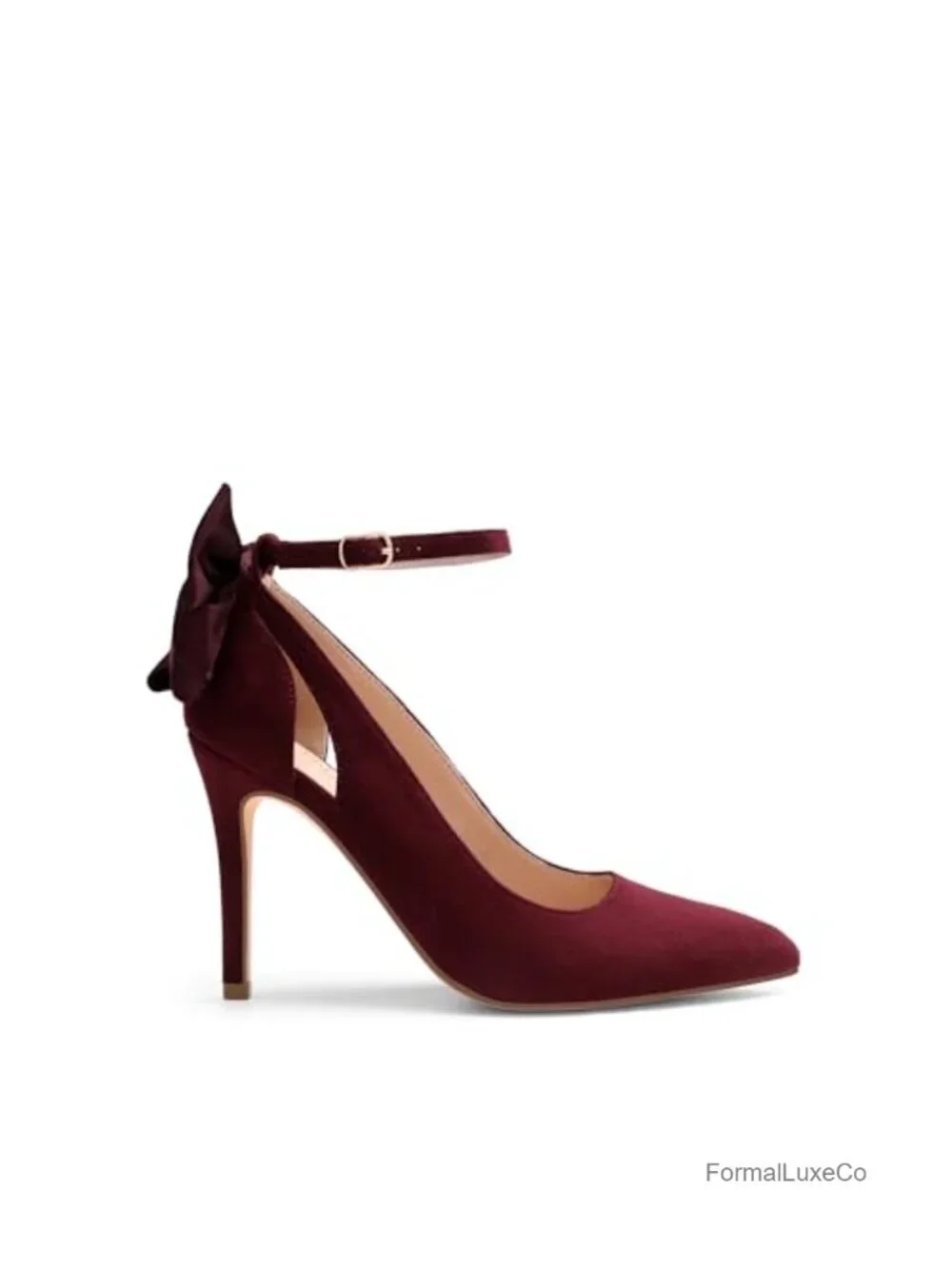Stiletto Strappy Pointed Toe Bow Dress Pumps Sexy Party Wedding Heels